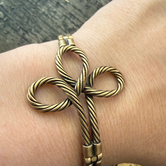 Dior aged Gold-Tone Rope Bracelet - Picture 4 of 6